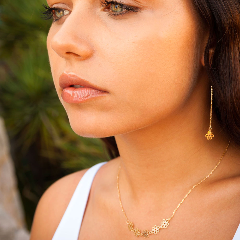 Collier Pâquerette - Or jaune